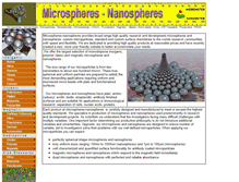 Tablet Screenshot of microspheres-nanospheres.com